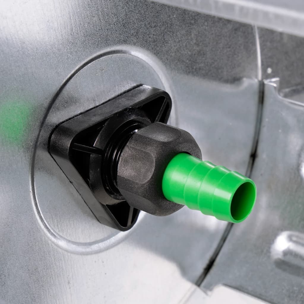 acél kerekes tömlődob 80 m 3/4" tömlőhöz