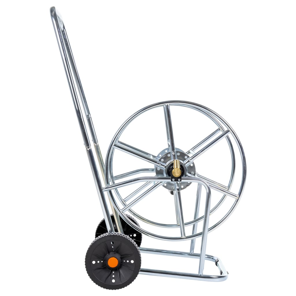 acél kerekes tömlődob 80 m 3/4" tömlőhöz