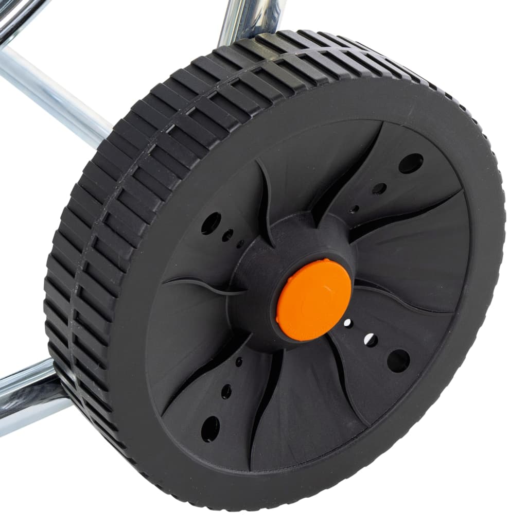 acél kerekes tömlődob 80 m 3/4" tömlőhöz