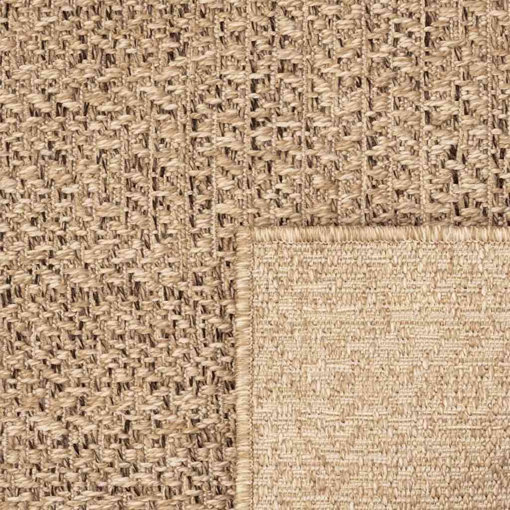 ZIZUR juta hatású beltéri és kültéri szőnyeg 200x200 cm