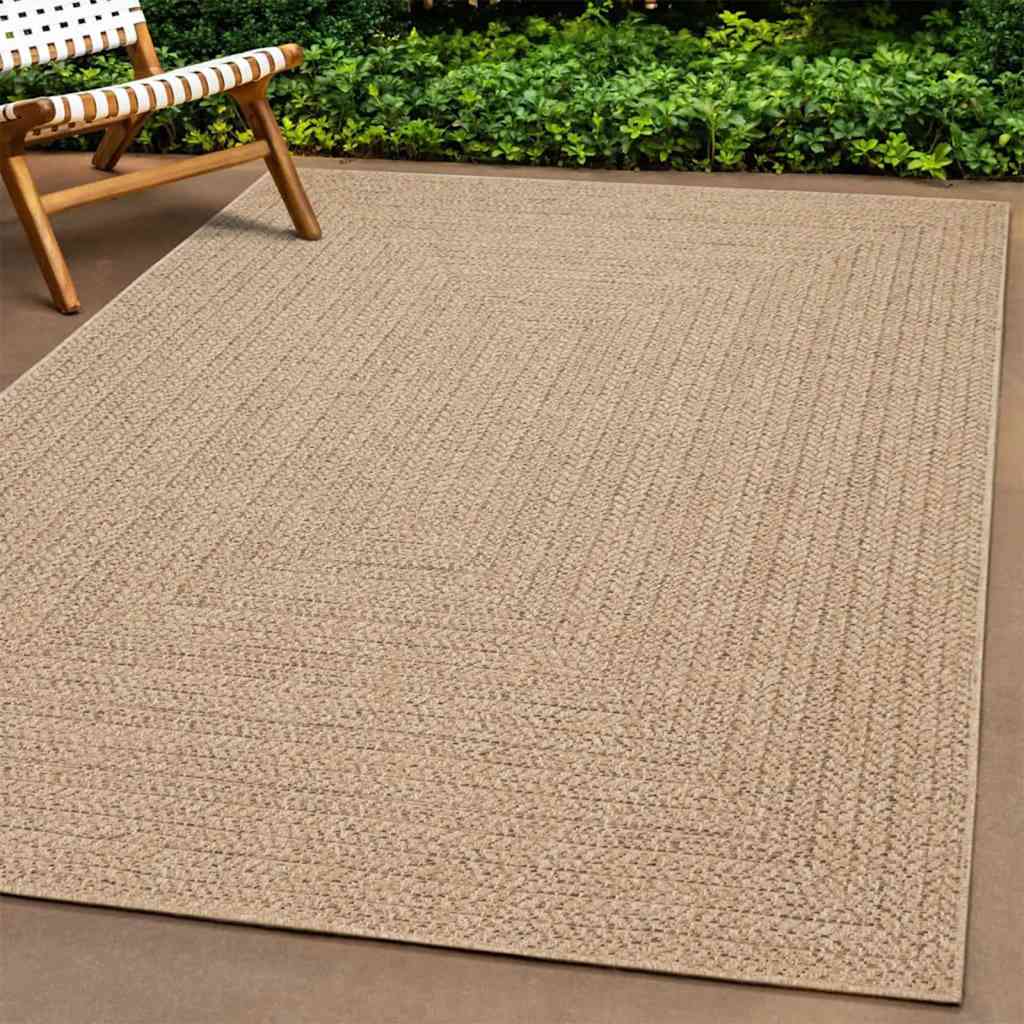 ZIZUR juta hatású beltéri és kültéri szőnyeg 200x200 cm