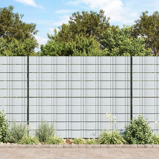 10 db világosszürke PVC belátás elleni árnyékoló 252,5 x 19 cm