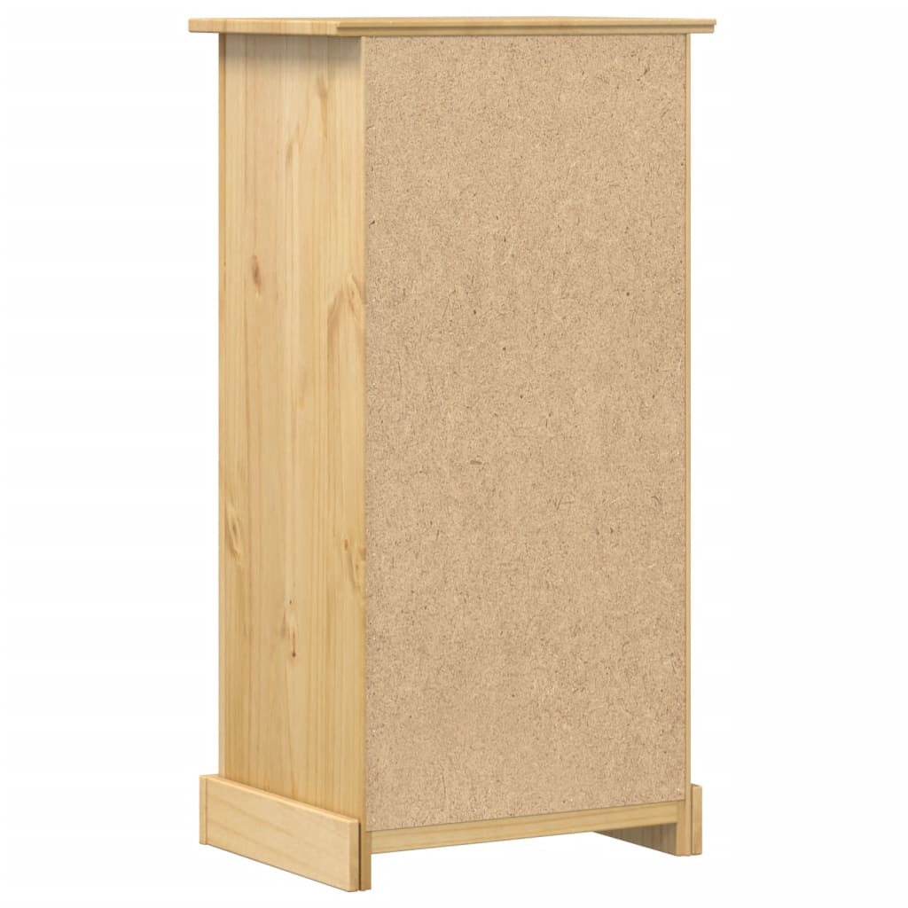 Corona tömör fenyőfa éjjeliszekrény 53x39x103 cm