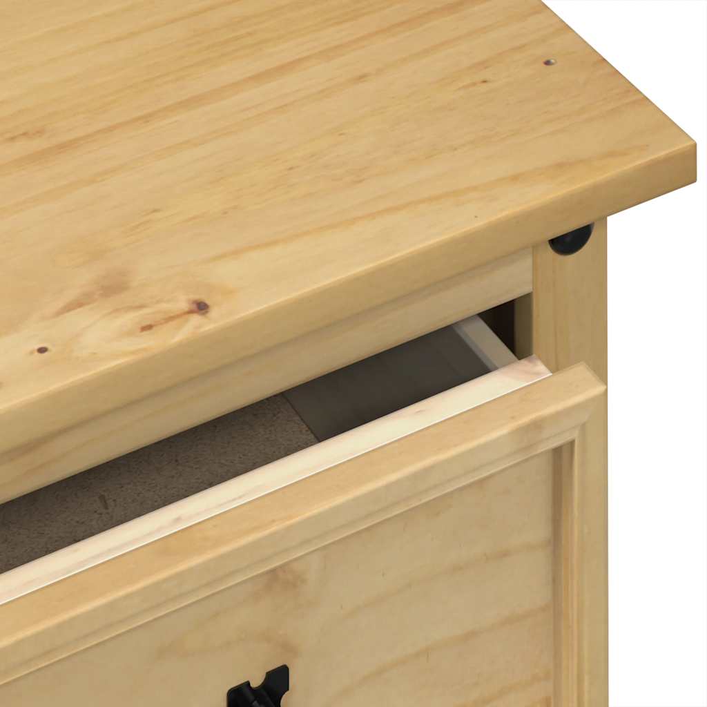 Corona tömör fenyőfa fésülködőasztal 110x47x75 cm