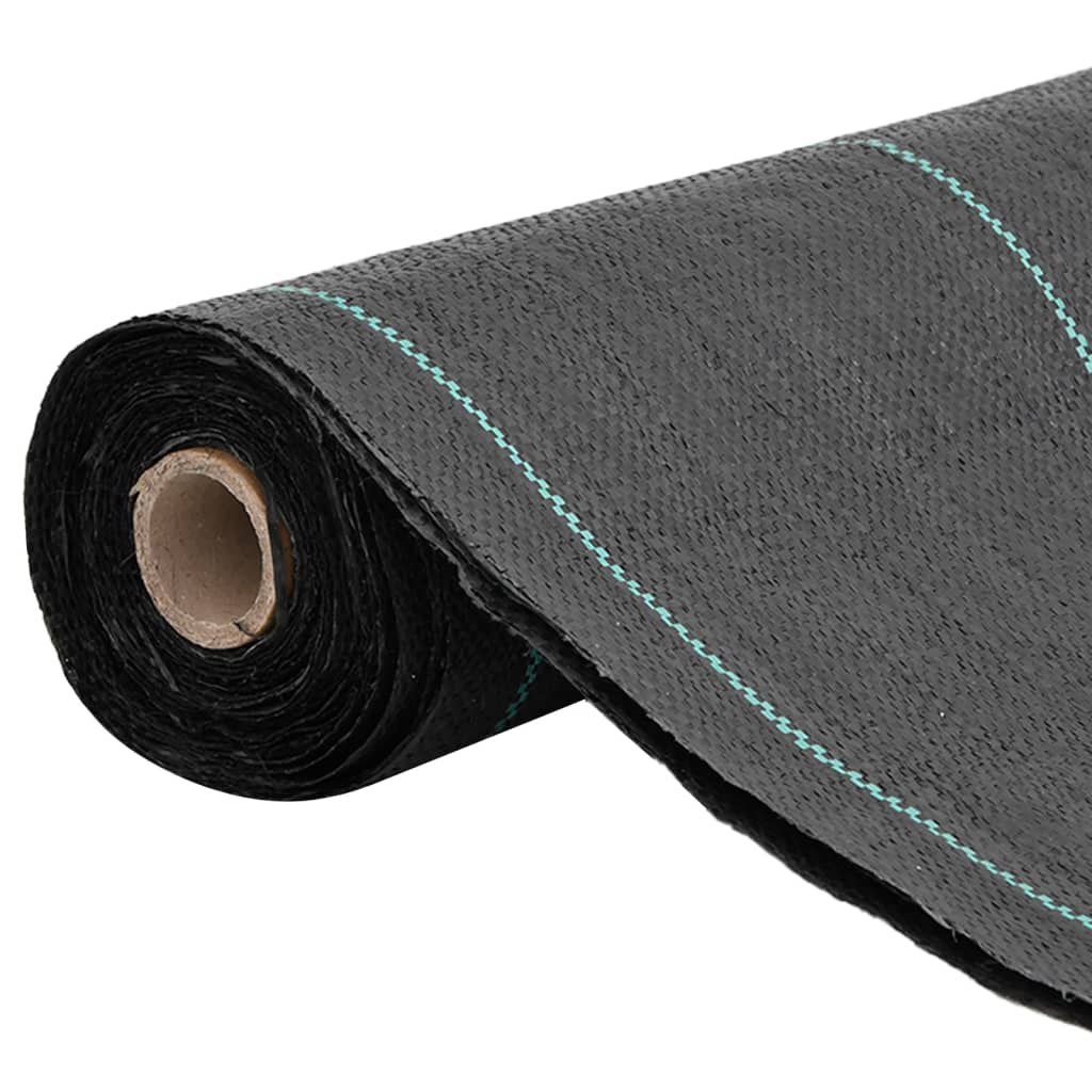 fekete PP talajtakaró membrán 0,5x10 m