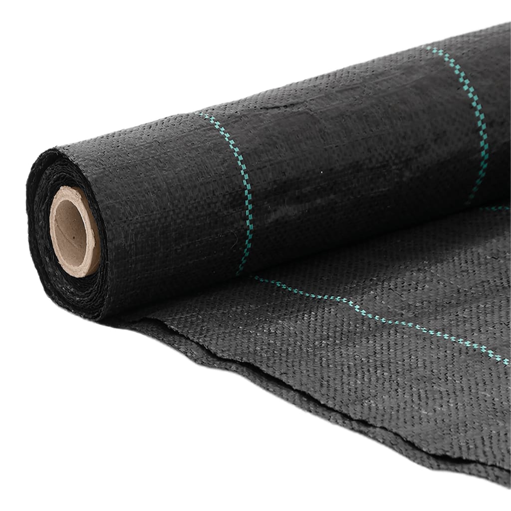 fekete PP talajtakaró membrán 1x50 m