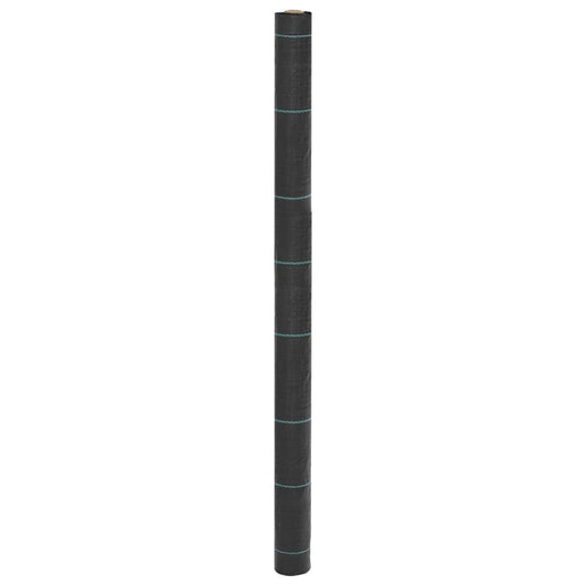fekete PP talajtakaró membrán 1,5x25 m
