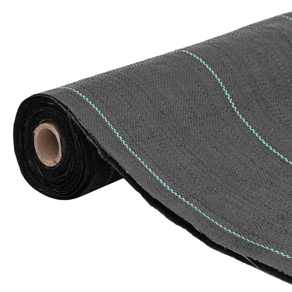 fekete PP talajtakaró membrán 1,5x25 m
