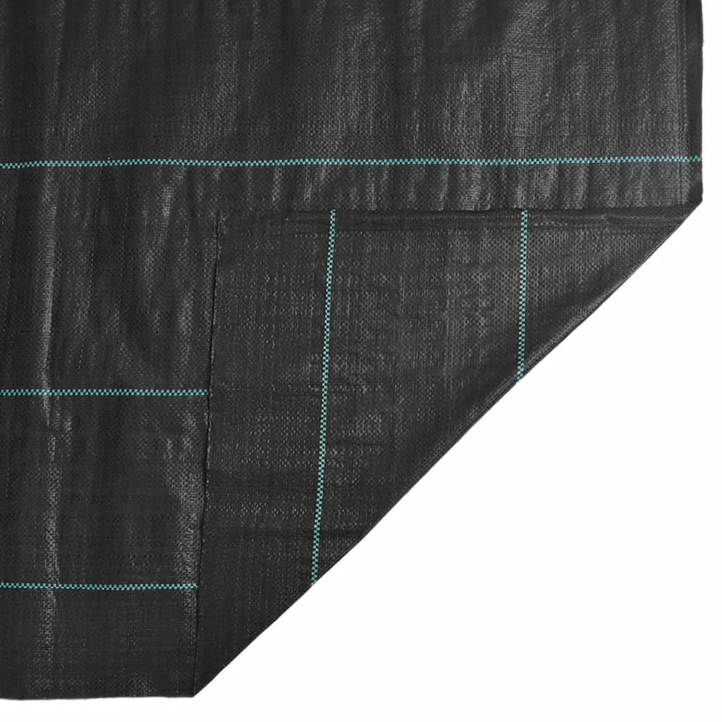 fekete PP talajtakaró membrán 4x25 m