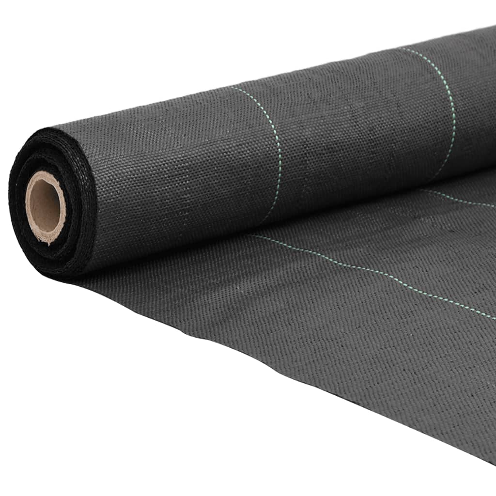 fekete PP talajtakaró membrán 0,5x150 m