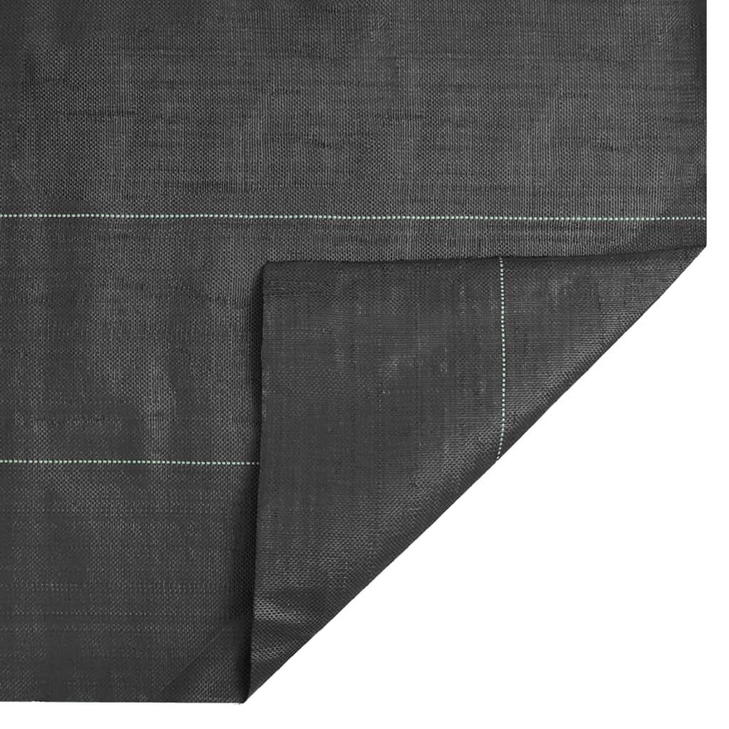 fekete PP talajtakaró membrán 1x10 m