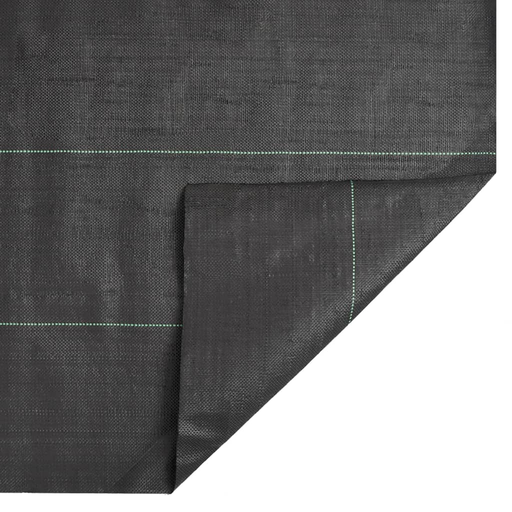 fekete PP talajtakaró membrán 1,5x10 m