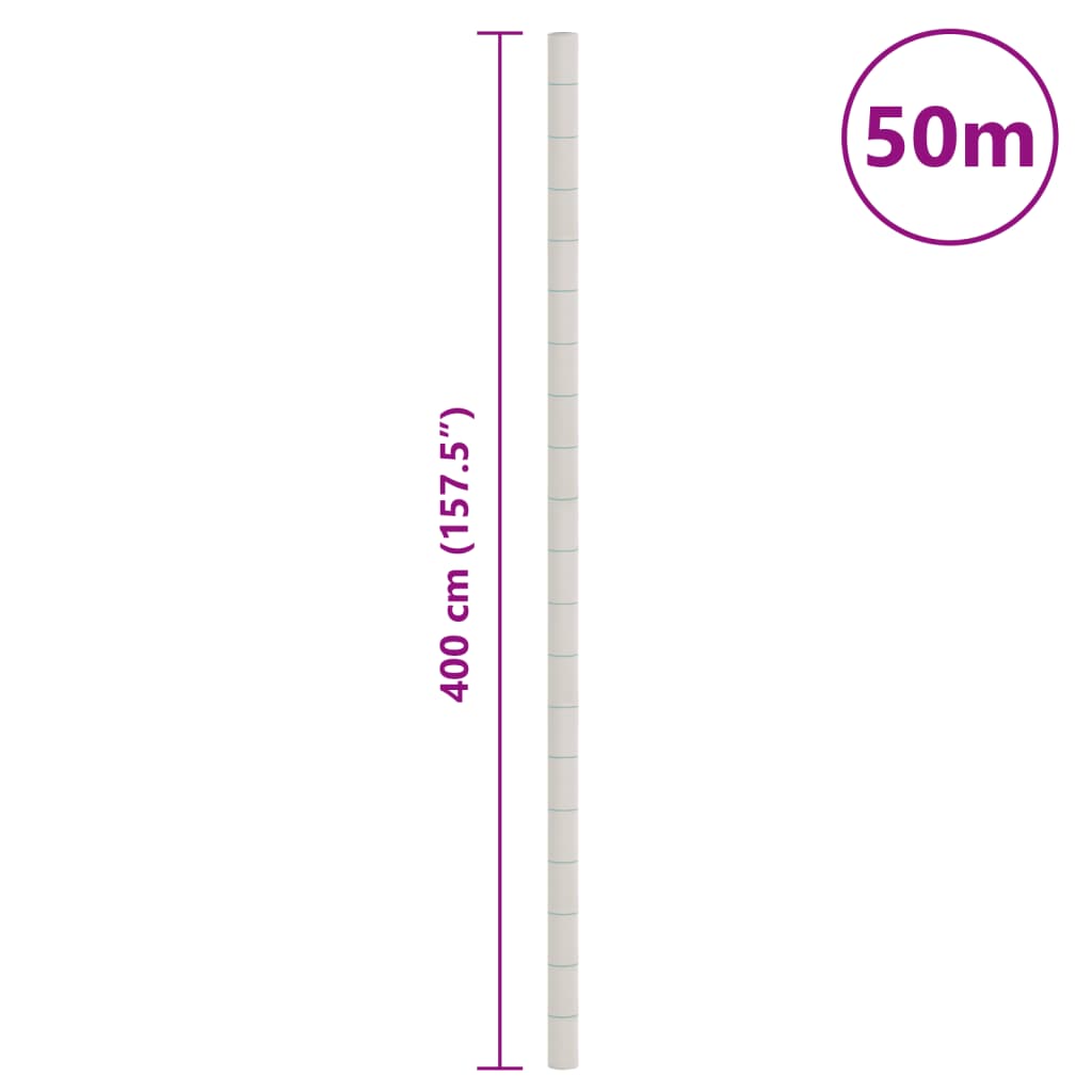 fehér PP talajtakaró membrán 4x50 m