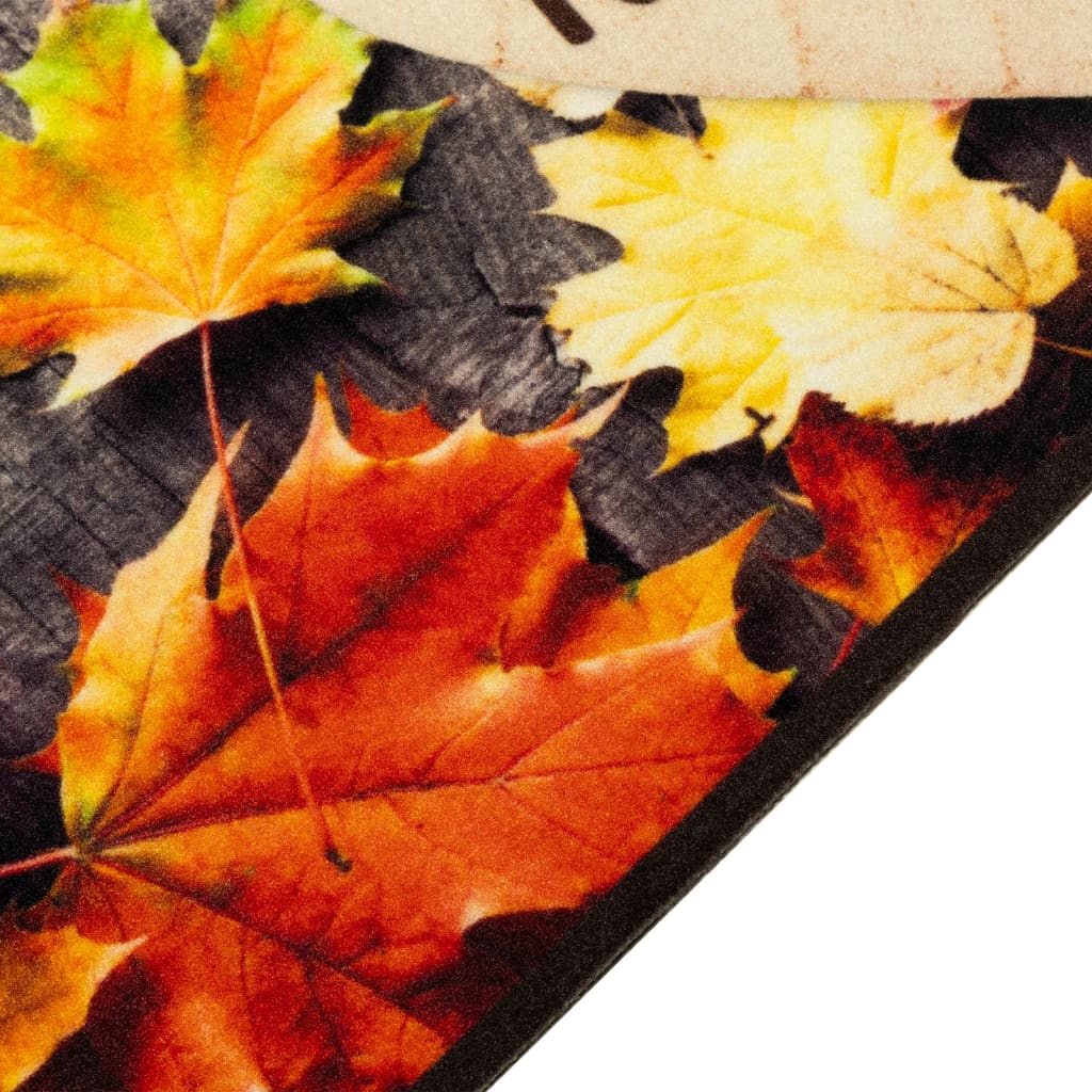 mosható őszi mintás bársony konyhaszőnyeg 45 x 150 cm