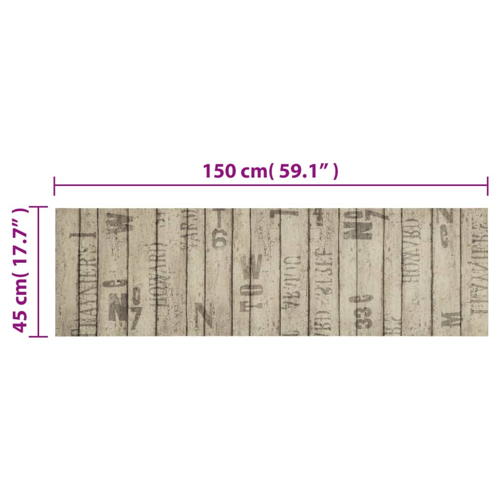 mosható kerítésmintás bársony konyhaszőnyeg 45 x 150 cm