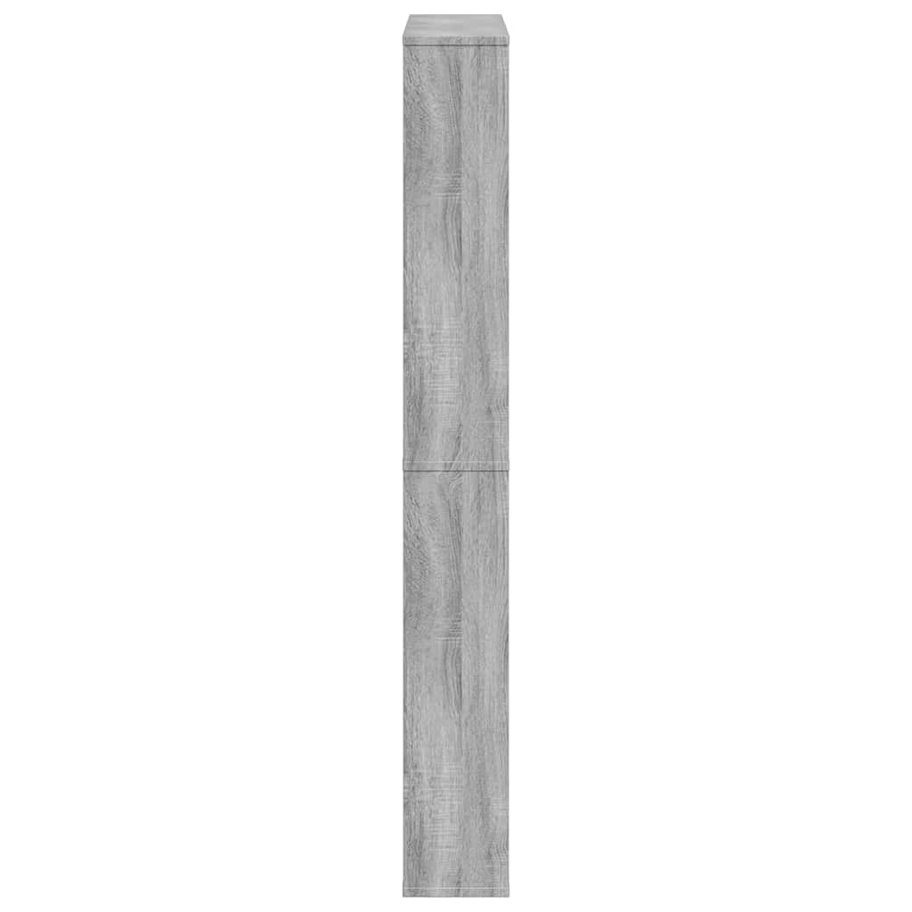 szürke sonoma 4 szintes cipőszekrény tükörrel 63 x 17 x 134 cm