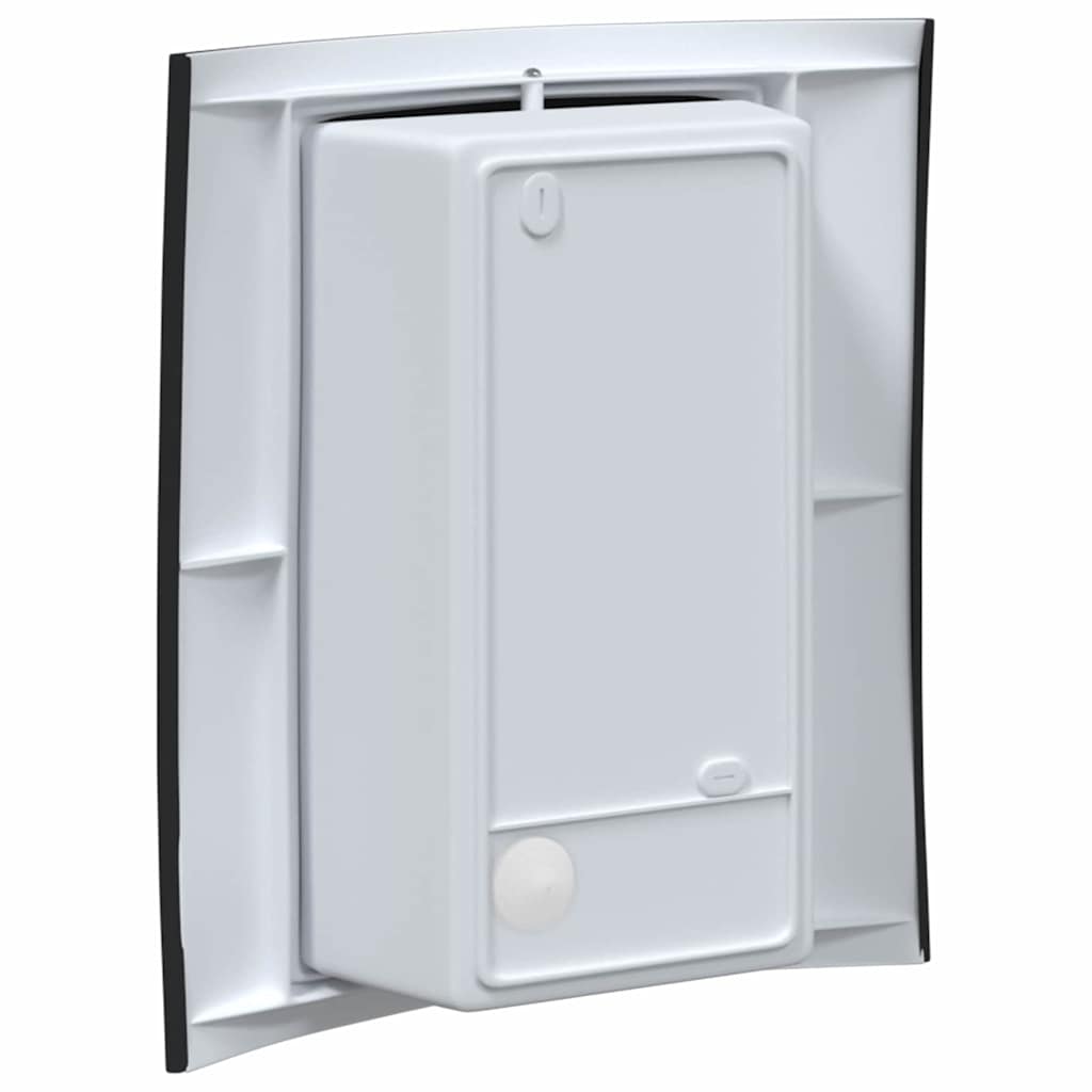 Kültéri Fali Lámpa 2 pcs Fekete 23.5 x 9 x 26 cm