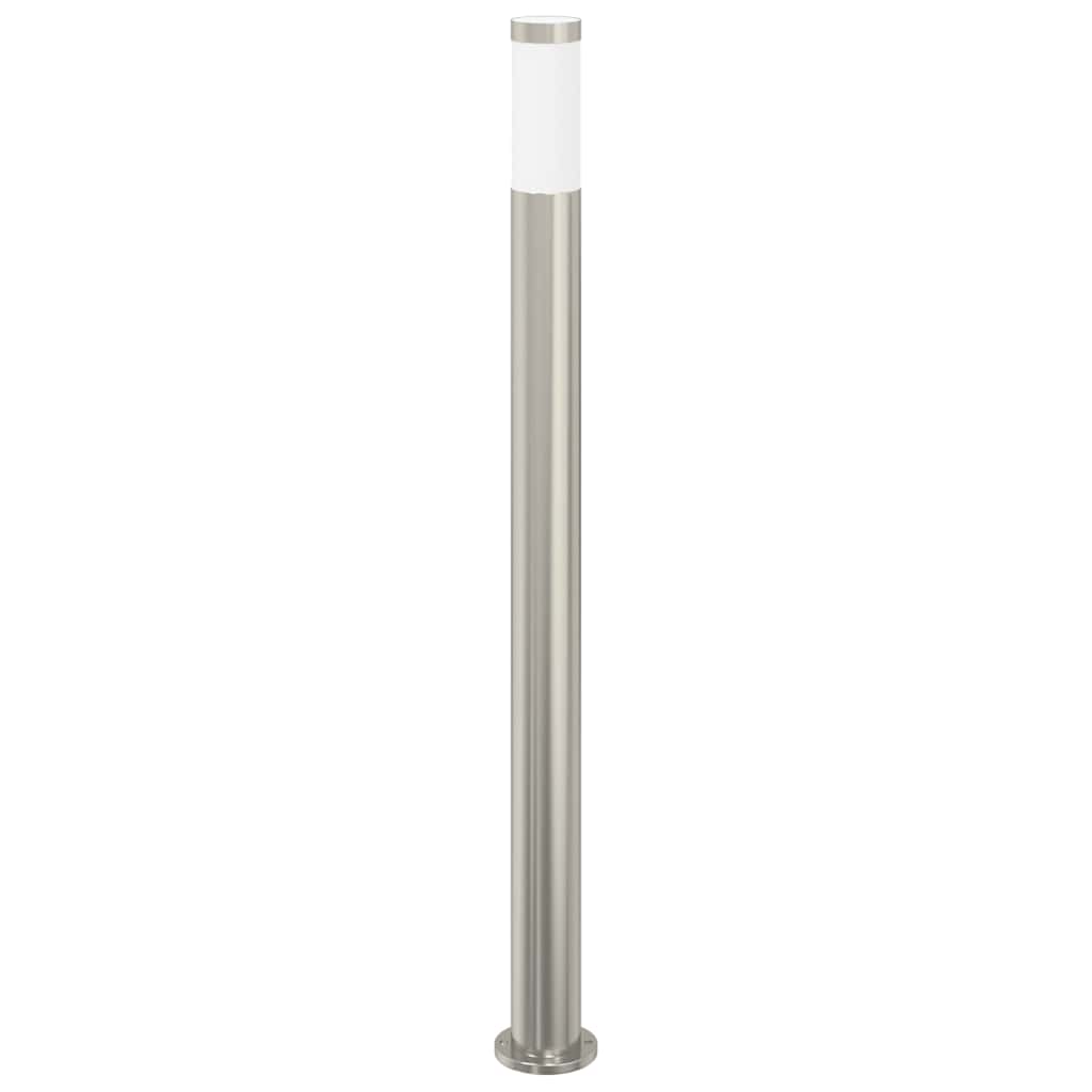 3 db oszloplámpa 110 cm rozsdamentes acél IP44