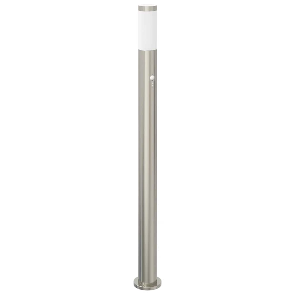 3 db szenzoros oszloplámpa 110 cm rozsdamentes acél IP44