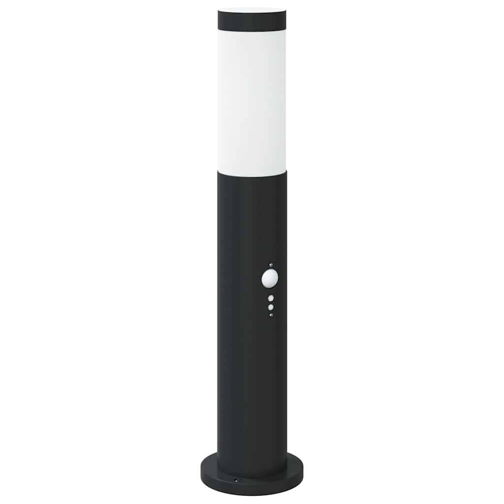 3 db szenzoros oszloplámpa 50 cm rozsdamentes acélból IP44