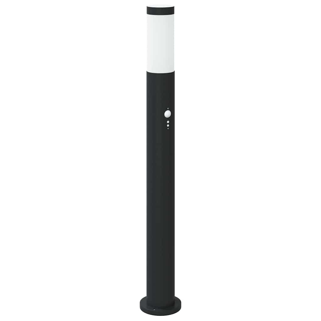 3 db szenzoros oszloplámpa 80 cm rozsdamentes acél IP44