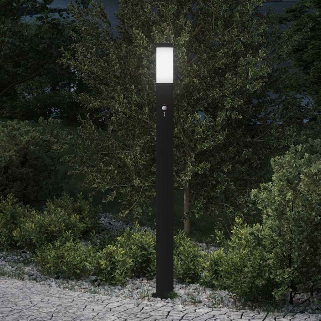szenzoros oszloplámpa 110 cm rozsdamentes acél IP44