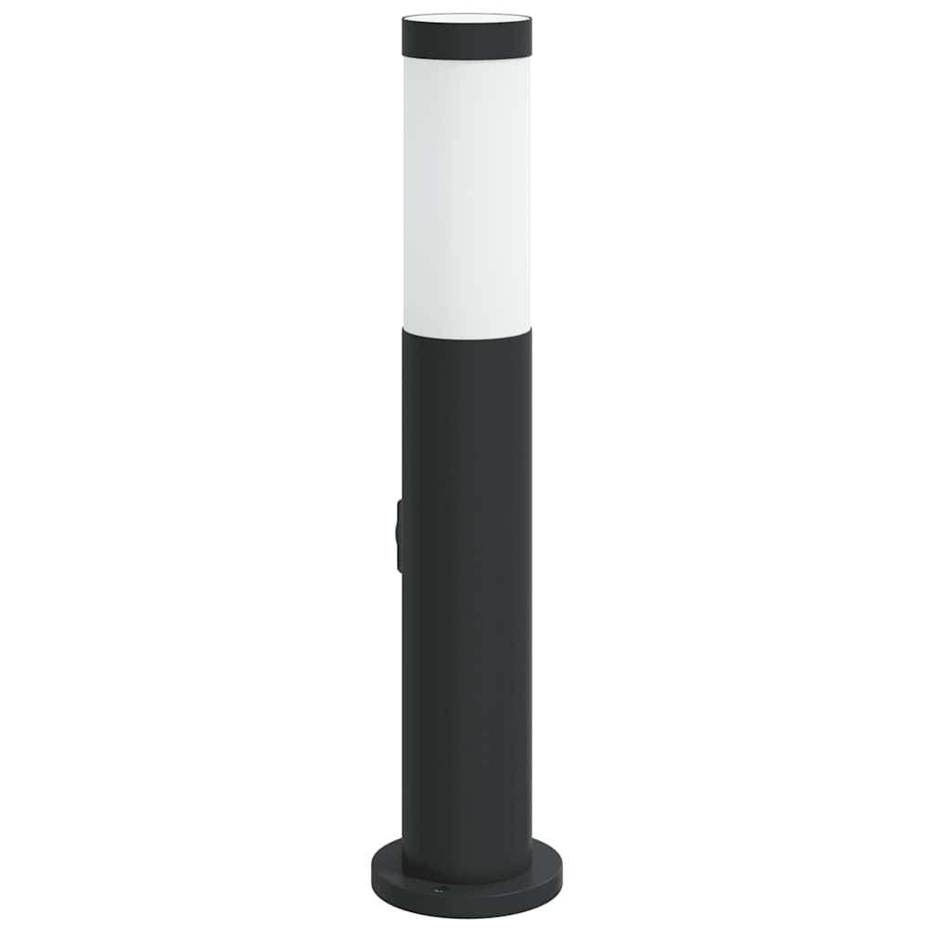 120 cm rozsdamentes acél oszloplámpa konnektorral IP44