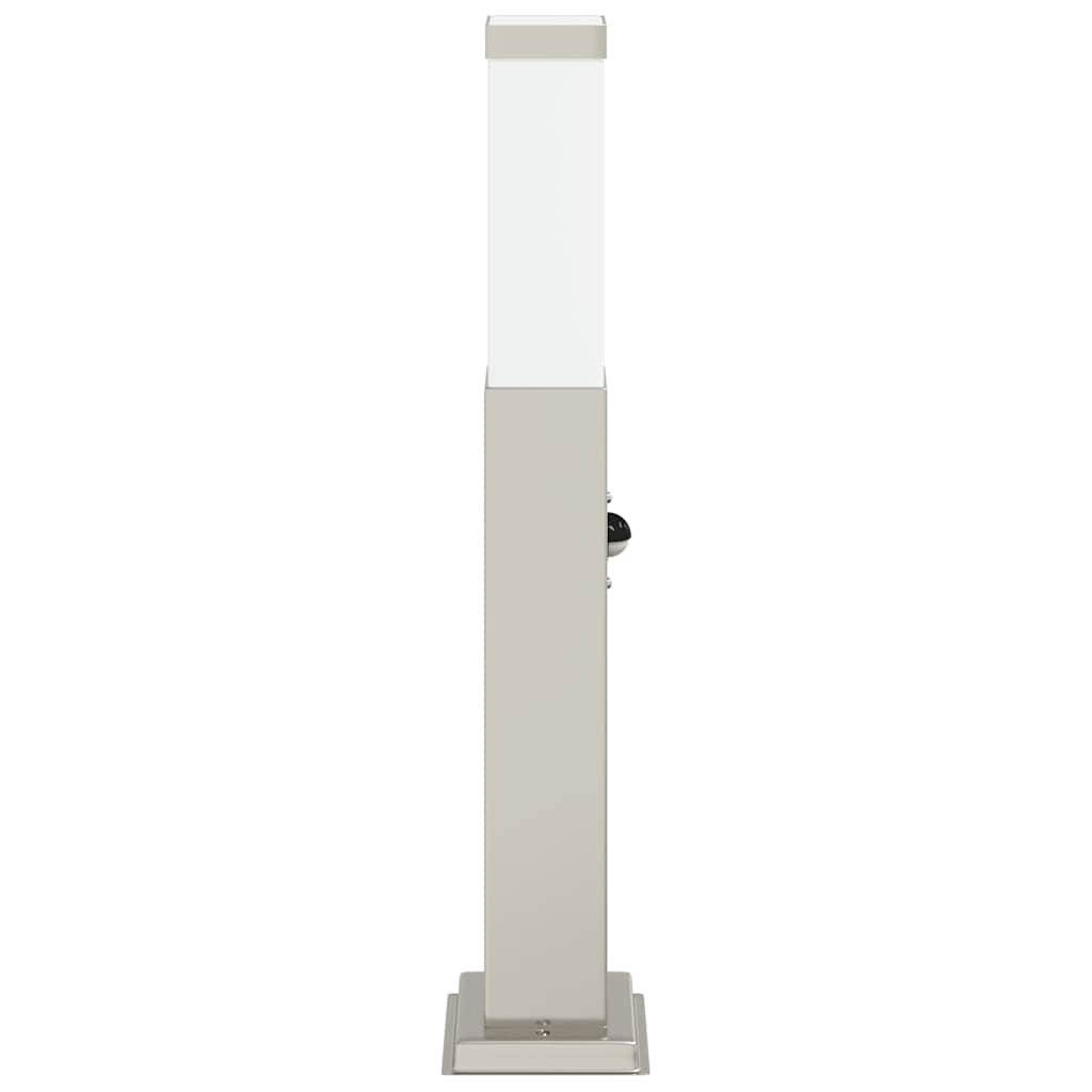 szenzoros oszloplámpa 50 cm rozsdamentes acélból IP44