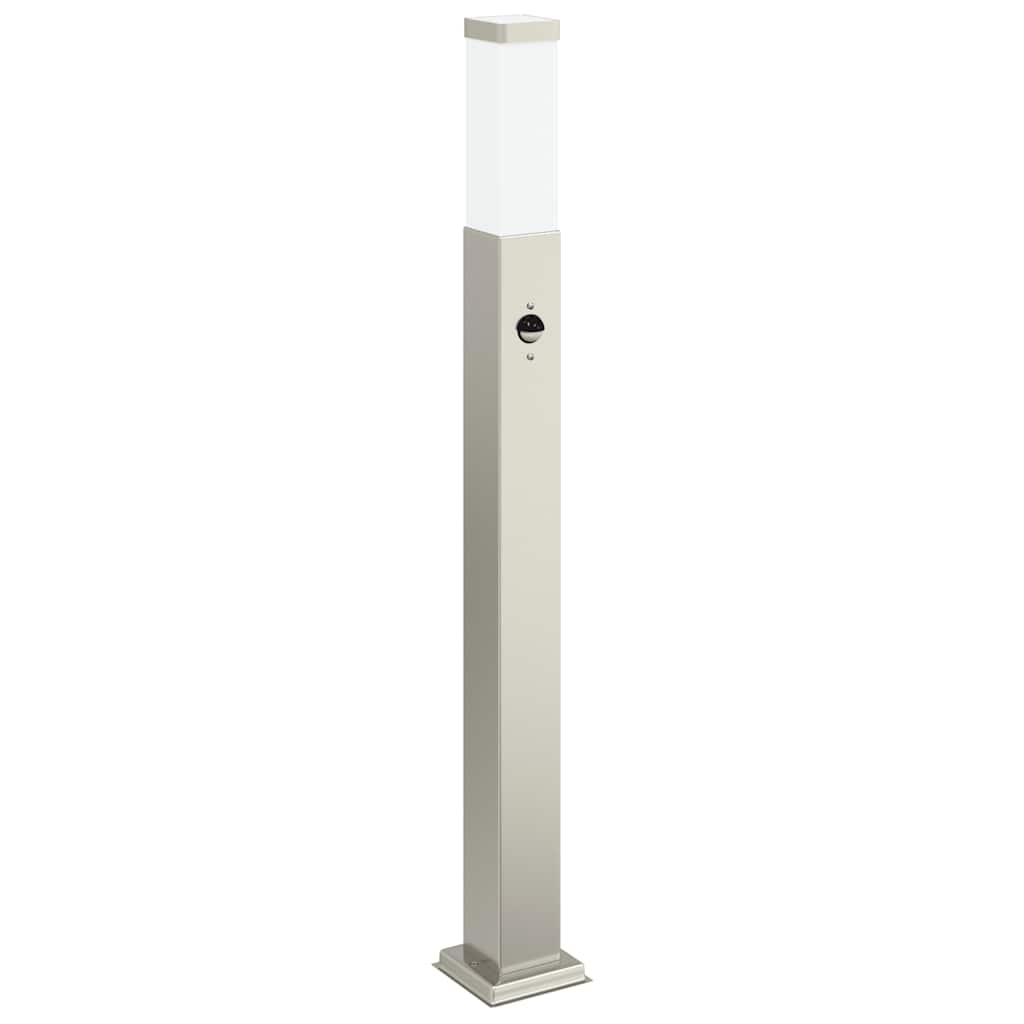 3 db szenzoros oszloplámpa 80 cm rozsdamentes acél IP44