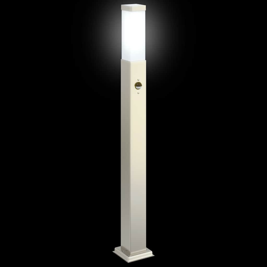 3 db szenzoros oszloplámpa 80 cm rozsdamentes acél IP44