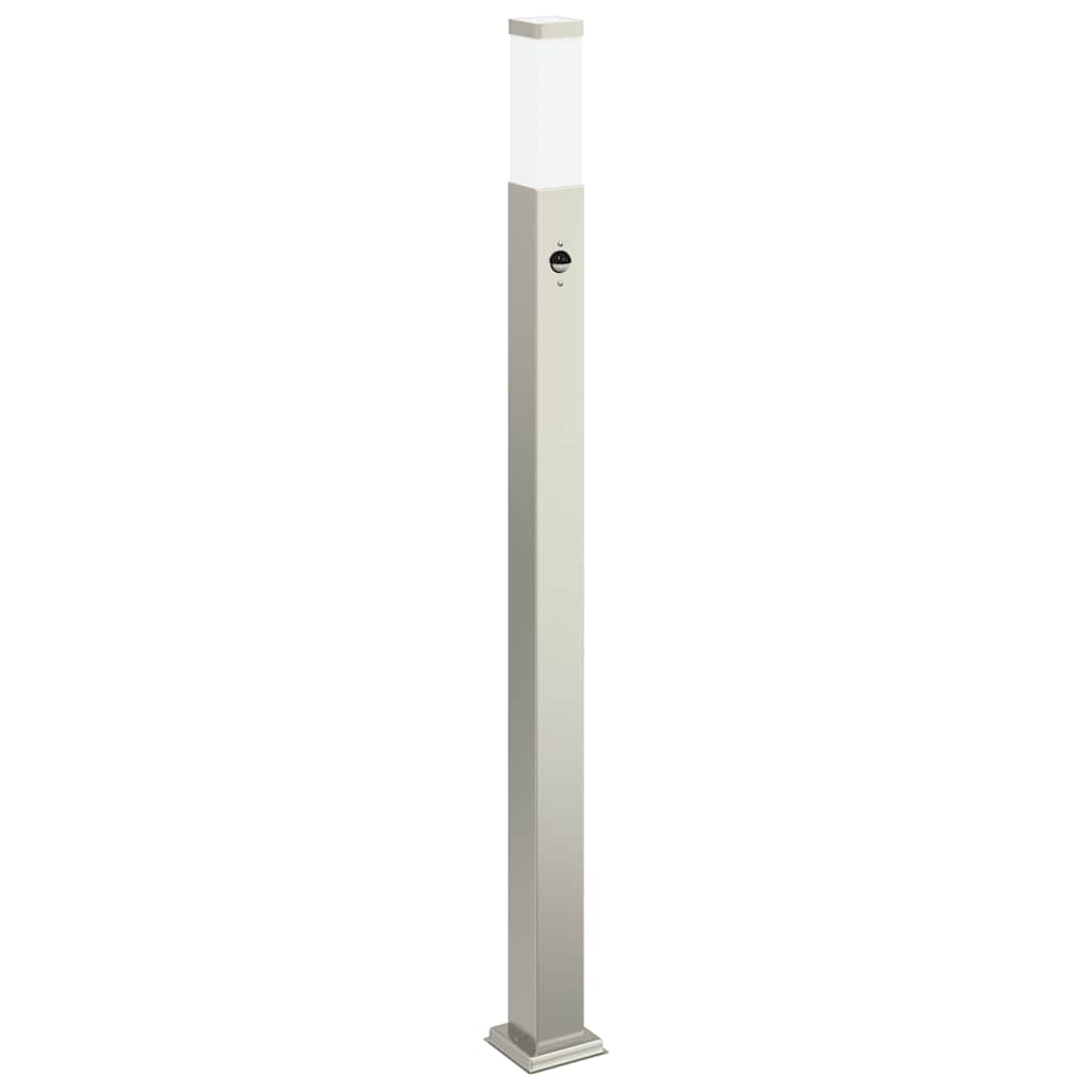3 db szenzoros oszloplámpa 110 cm rozsdamentes acél IP44