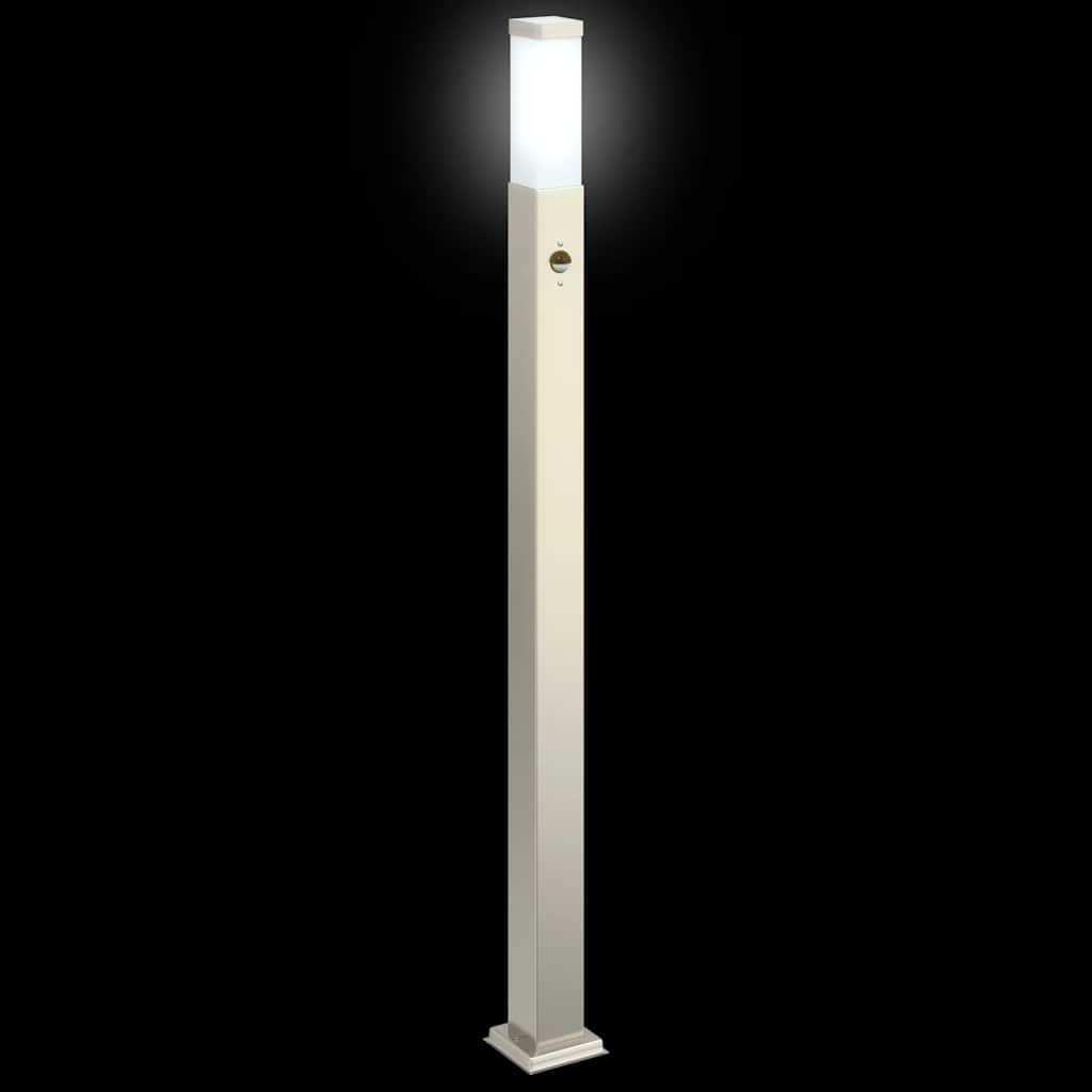 3 db szenzoros oszloplámpa 110 cm rozsdamentes acél IP44
