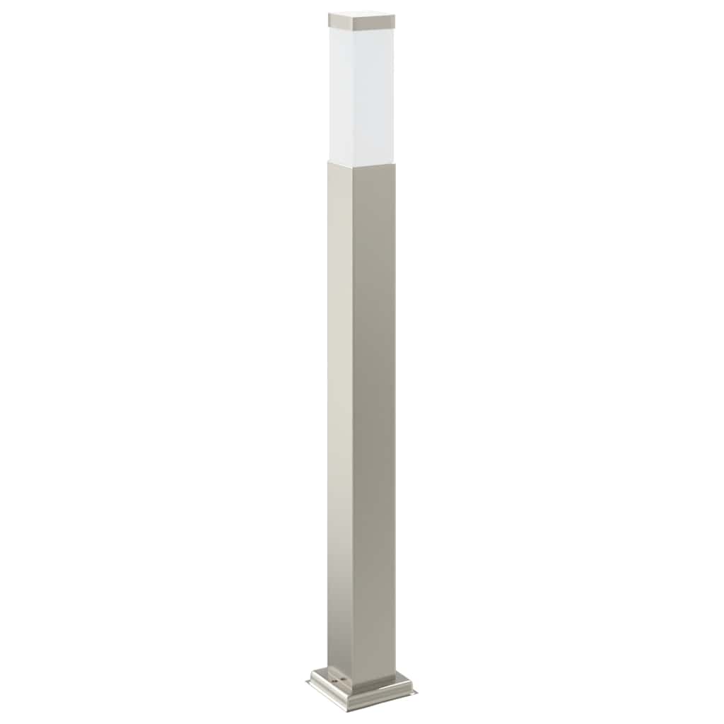 érzékelős konnektoros oszloplámpa 80 cm rozsdamentes acél IP44