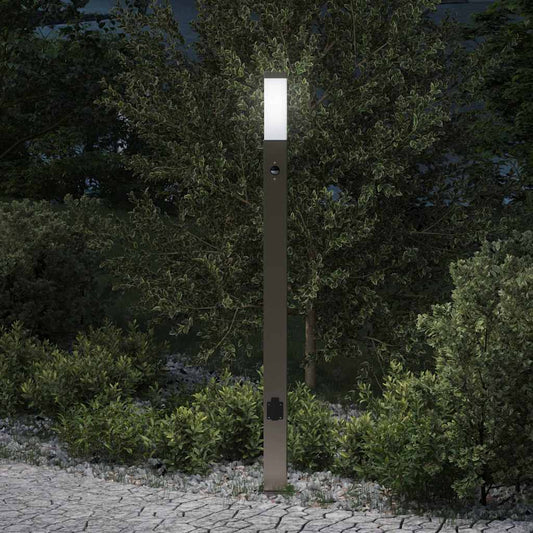 szenzoros fali lámpa 110 cm rozsdamentes acél IP44