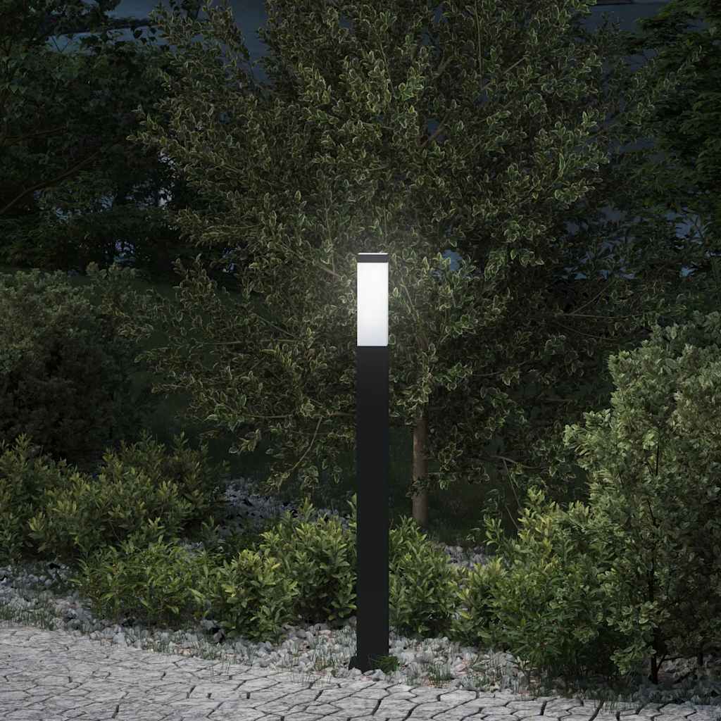 oszloplámpa 80 cm fekete IP44