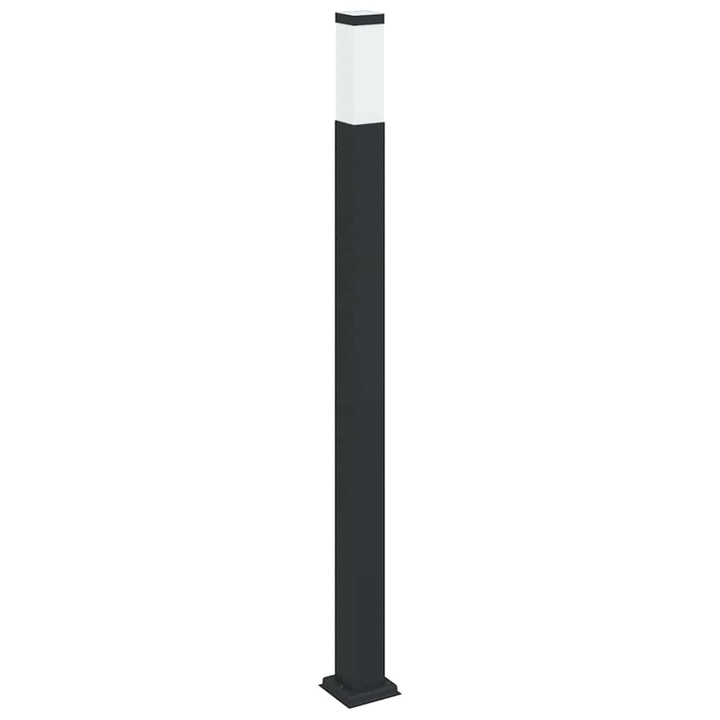 oszloplámpa 110 cm fekete IP44