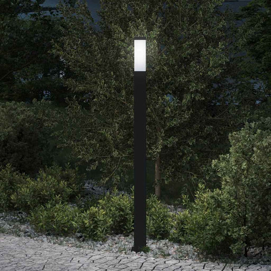 oszloplámpa 110 cm fekete IP44