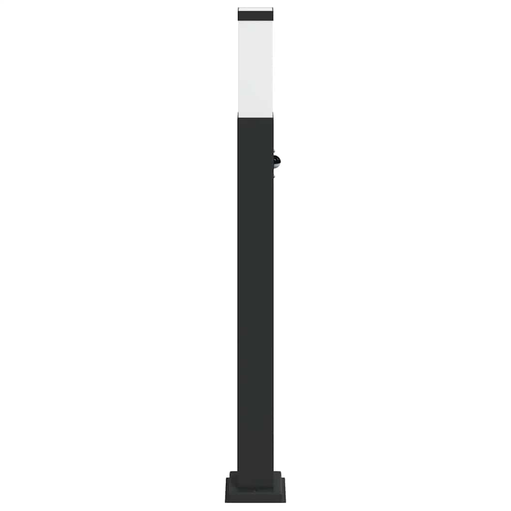szenzoros oszloplámpa 80 cm fekete IP44
