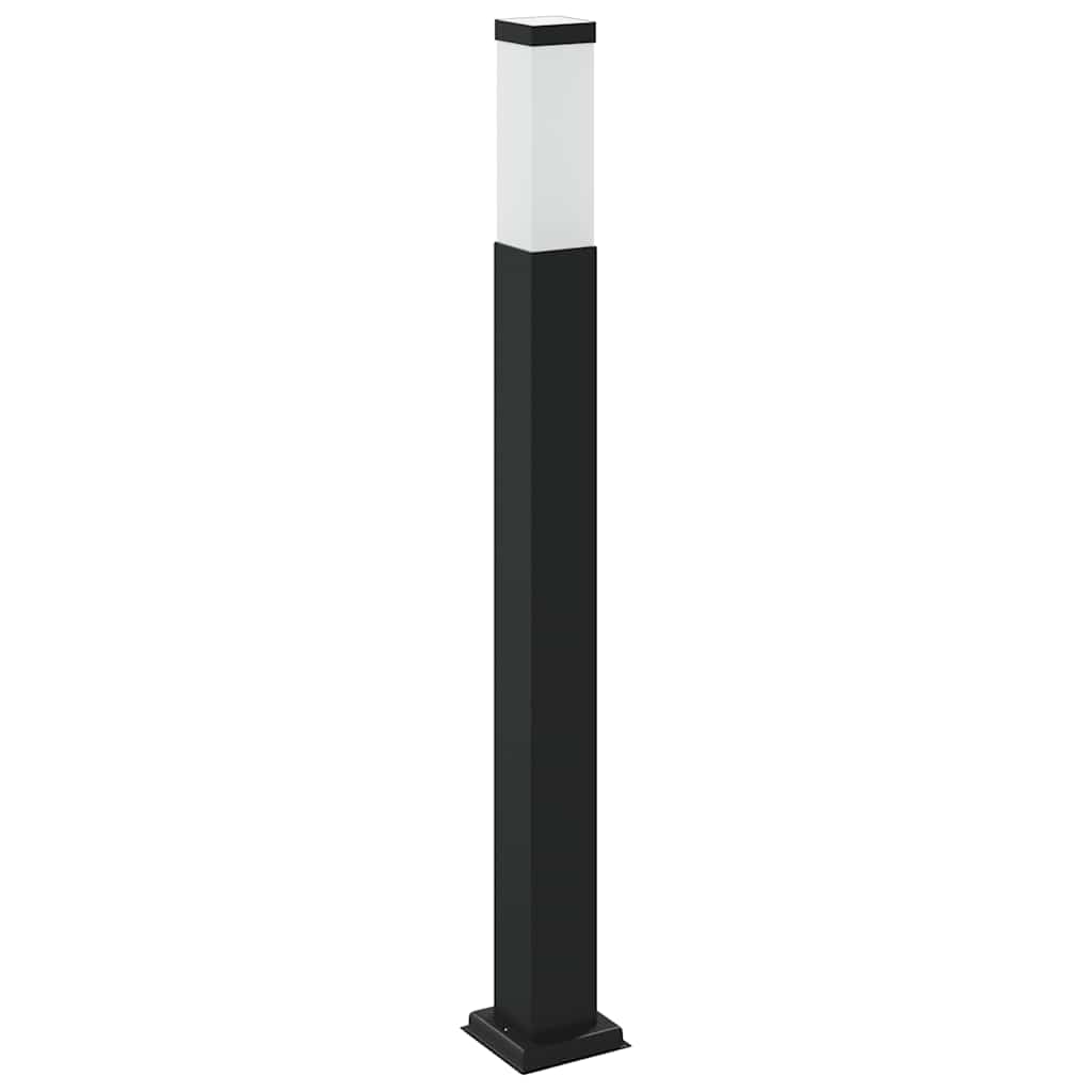 szenzoros oszloplámpa 80 cm fekete IP44