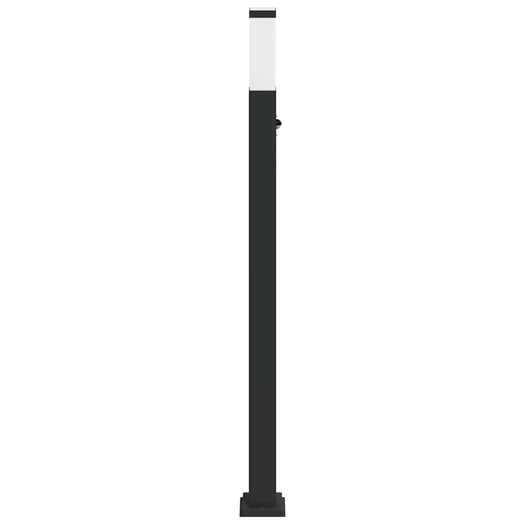 szenzoros oszloplámpa 110 cm fekete IP44