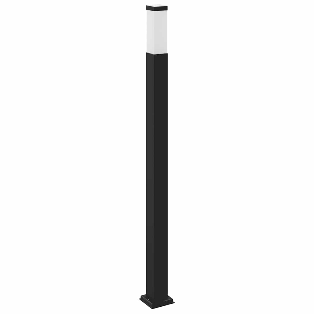 szenzoros oszloplámpa 110 cm fekete IP44