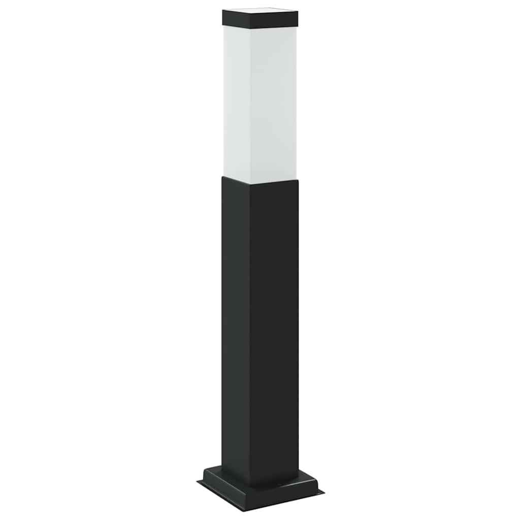 oszloplámpa konnektorral 50 cm fekete IP44