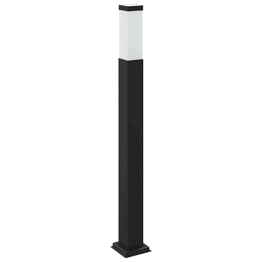oszloplámpa konnektorral 80 cm fekete IP44