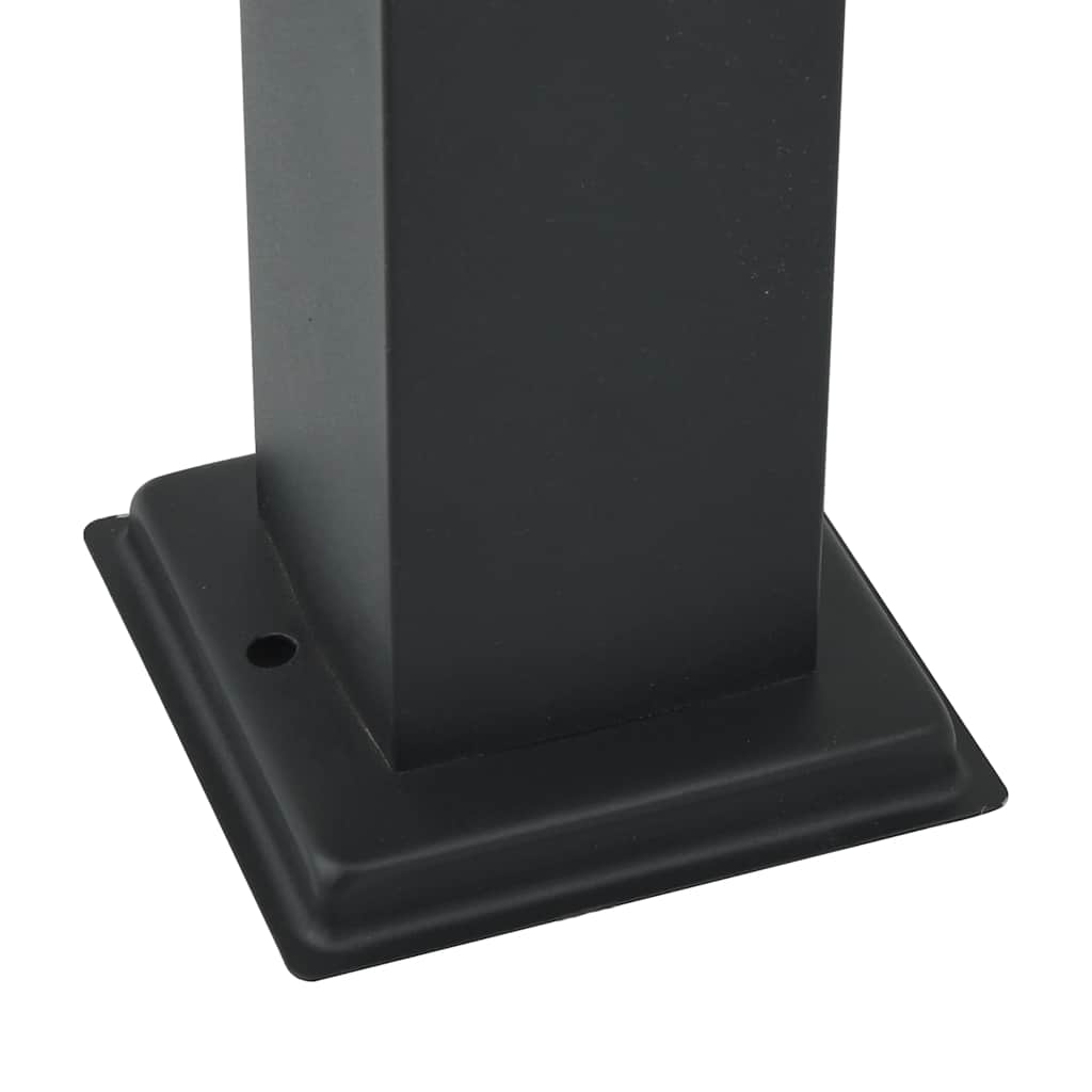 3 db szenzoros fekete oszlop alakú lámpa 110 cm IP44