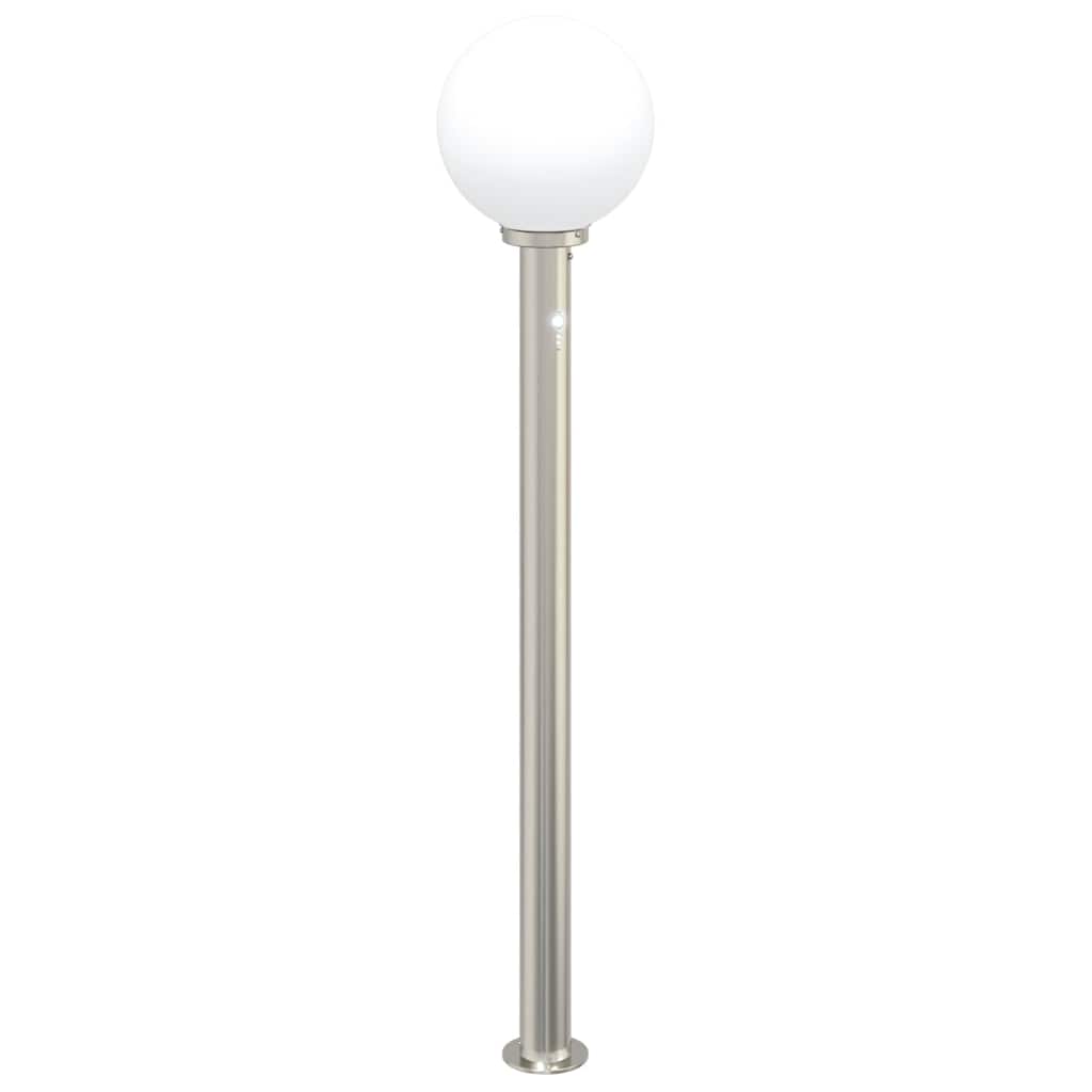3 db szenzoros oszloplámpa 120 cm rozsdamentes acél IP44