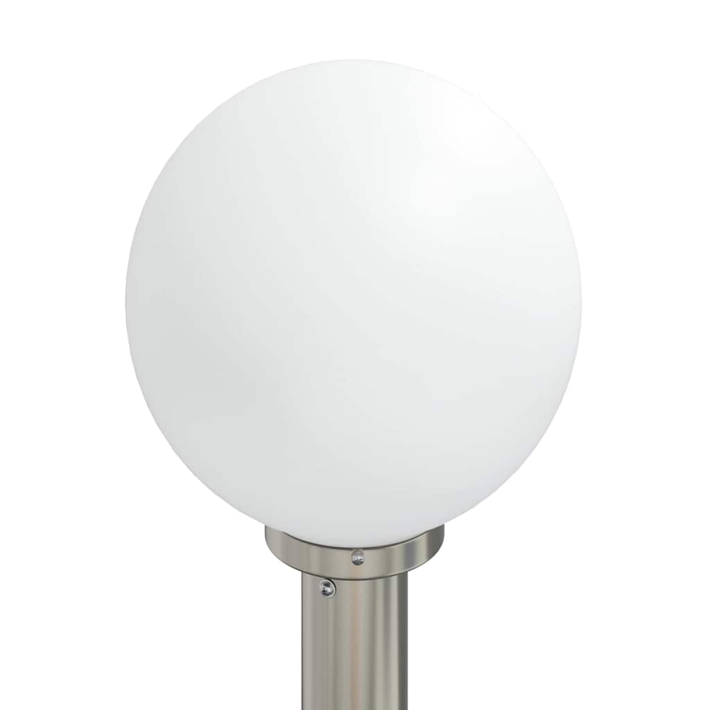 érzékelős konnektoros oszloplámpa 80 cm rozsdamentes acél IP44