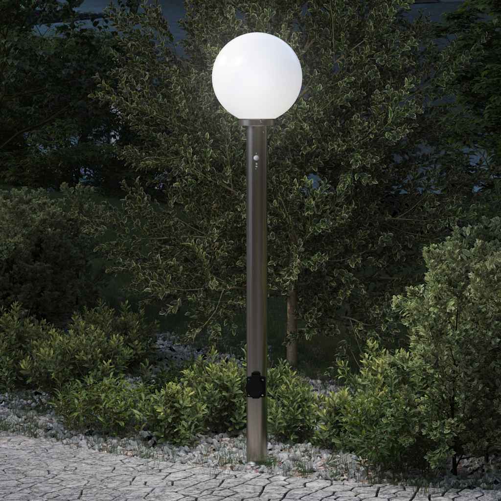 szenzoros fali lámpa 120 cm rozsdamentes acél IP44