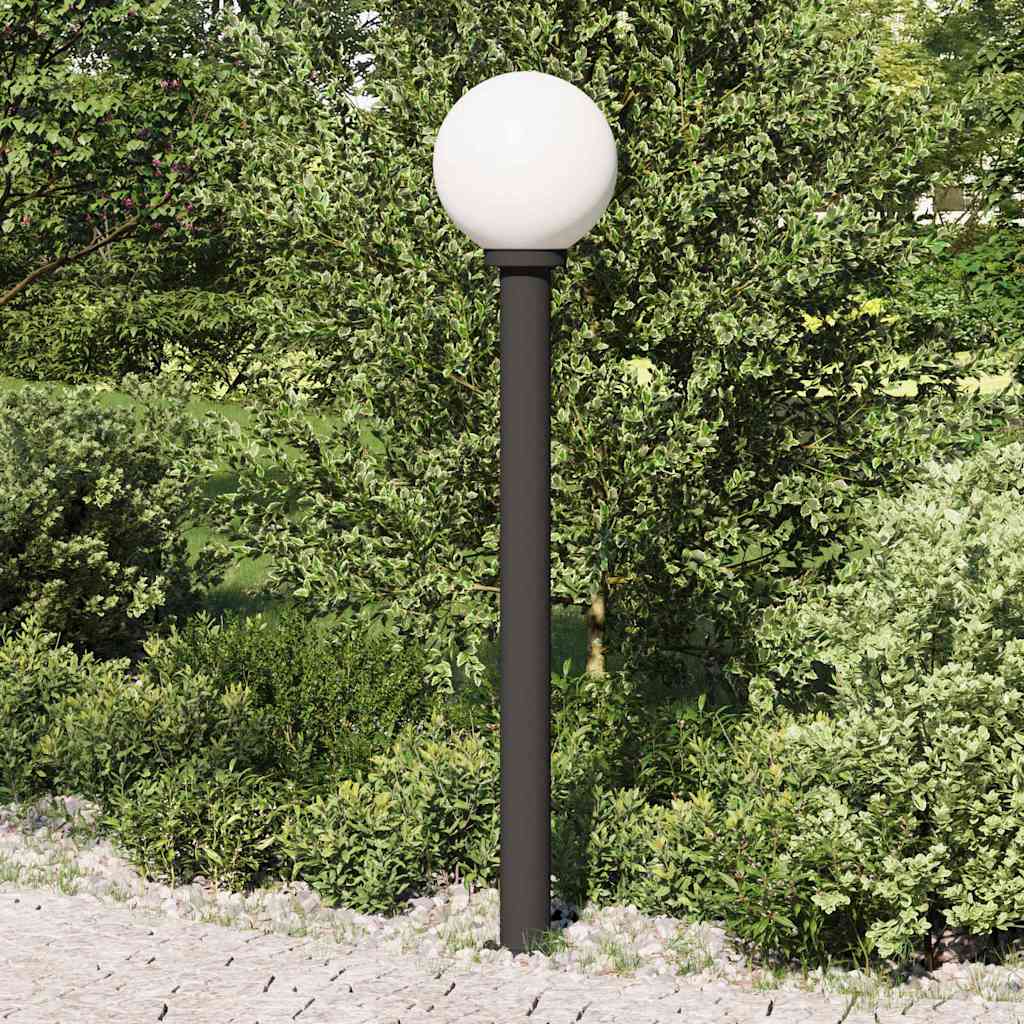 oszloplámpa 120 cm fekete IP44