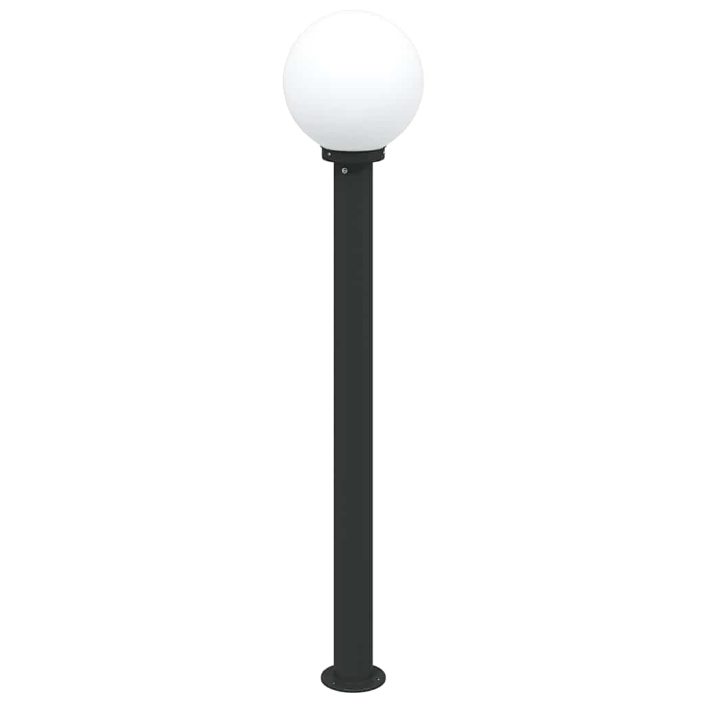 oszloplámpa 120 cm fekete IP44