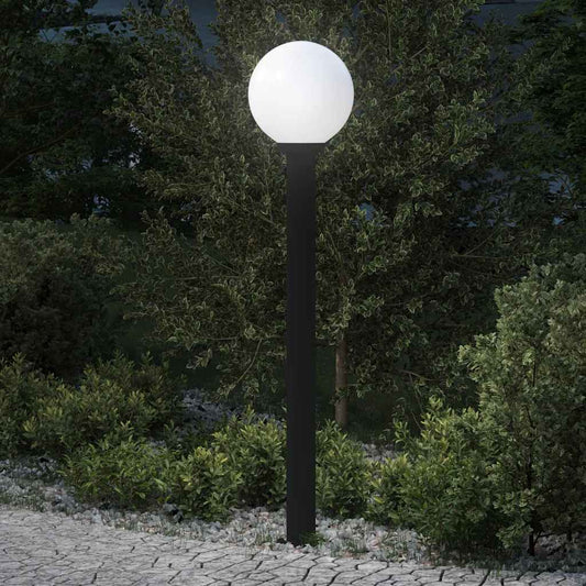 oszloplámpa 120 cm fekete IP44